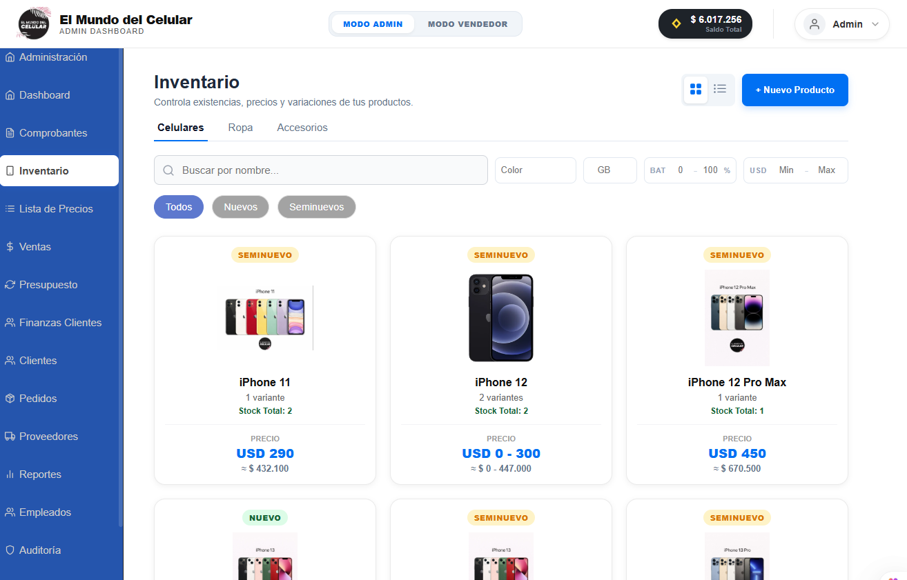 Sistema de Gestión Comercial